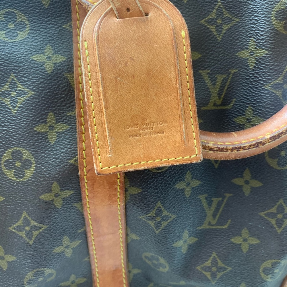 Genuine vintage Louis Vuitton Monogram duffle Bag with Tan Leather Trim - Picture 4 of 6